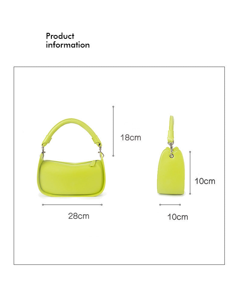 New Female High-end Handbags Hand-held Armpit Bag Retro Niche Hand Bag Diagonal Bag