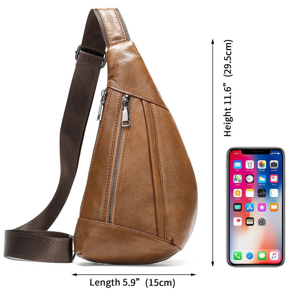 Shoulder Bag Leather Chest Bag Shoulder Messenger