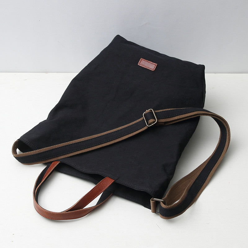 Hand-held Messenger Bag Trendy One-shoulder Women's Canvas Bag