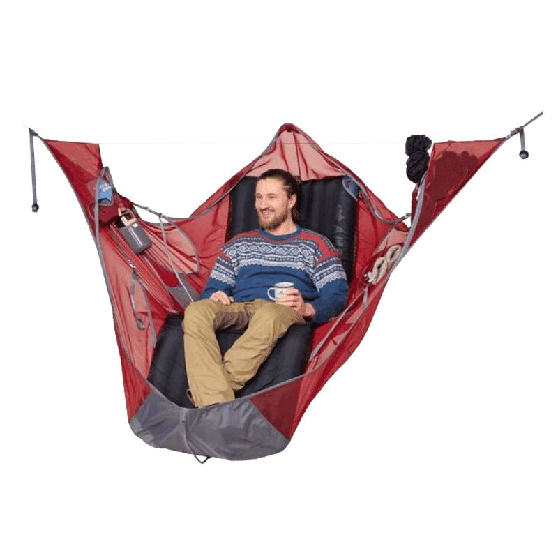 Portable Multi-Person Hammock Anti-Tear And Anti-Mosquito Flat Lay Hammock Ascend Resident Sleeping Bag