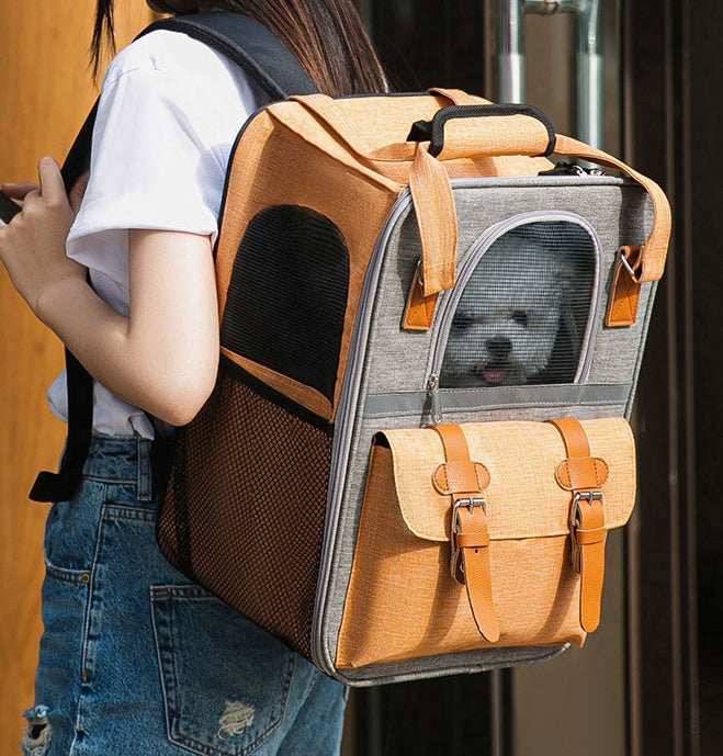 Sac pour animaux de compagnie portable de grande capacité pour chats et chiens