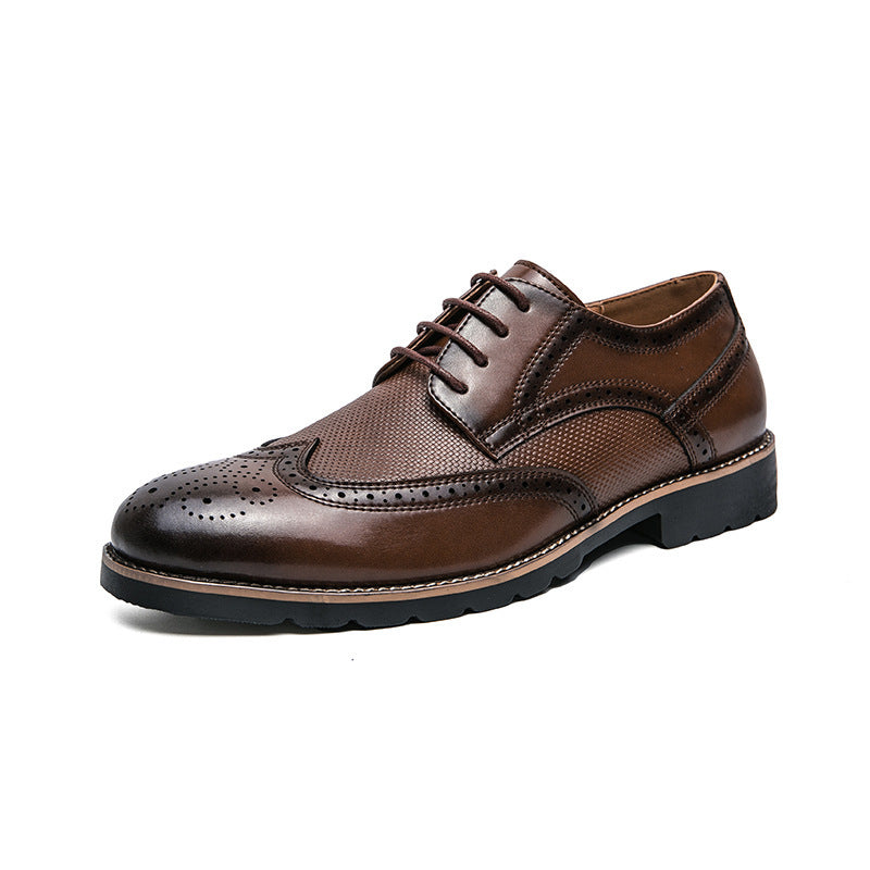 Zapatos formales de negocios, zapatos de cuero para hombres