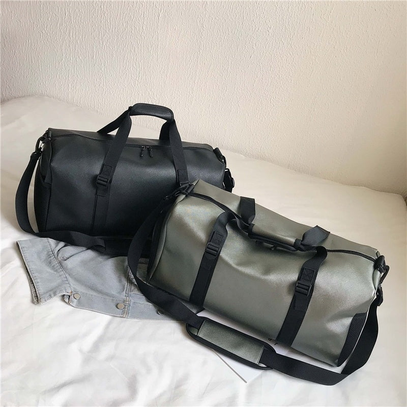 Bolsa de deporte de gran capacidad, impermeable, de un solo hombro, portátil, para yoga