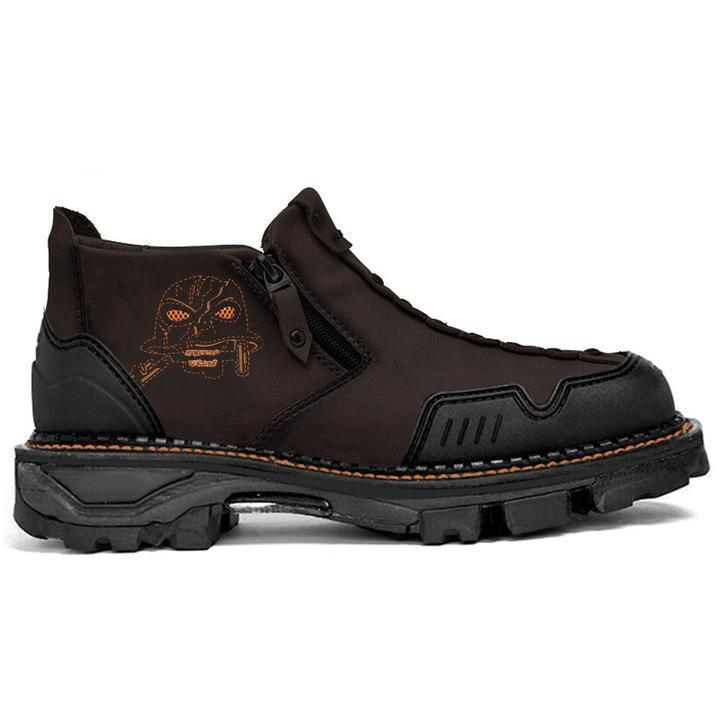 Bottes Dr Martens pour hommes Bottines Halloween Skull