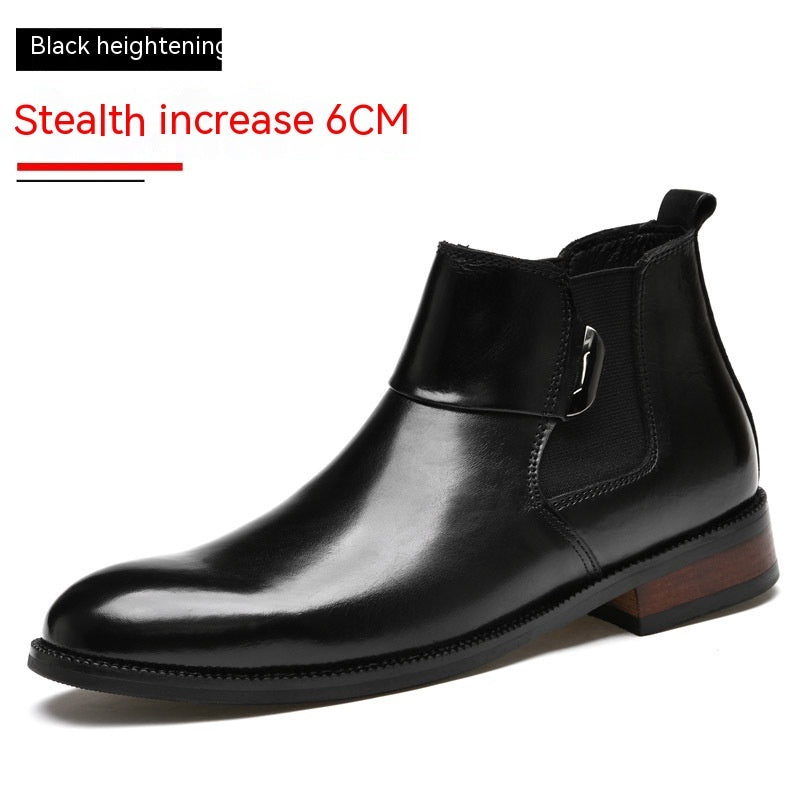 Botas Chelsea estilo retro británico para hombre