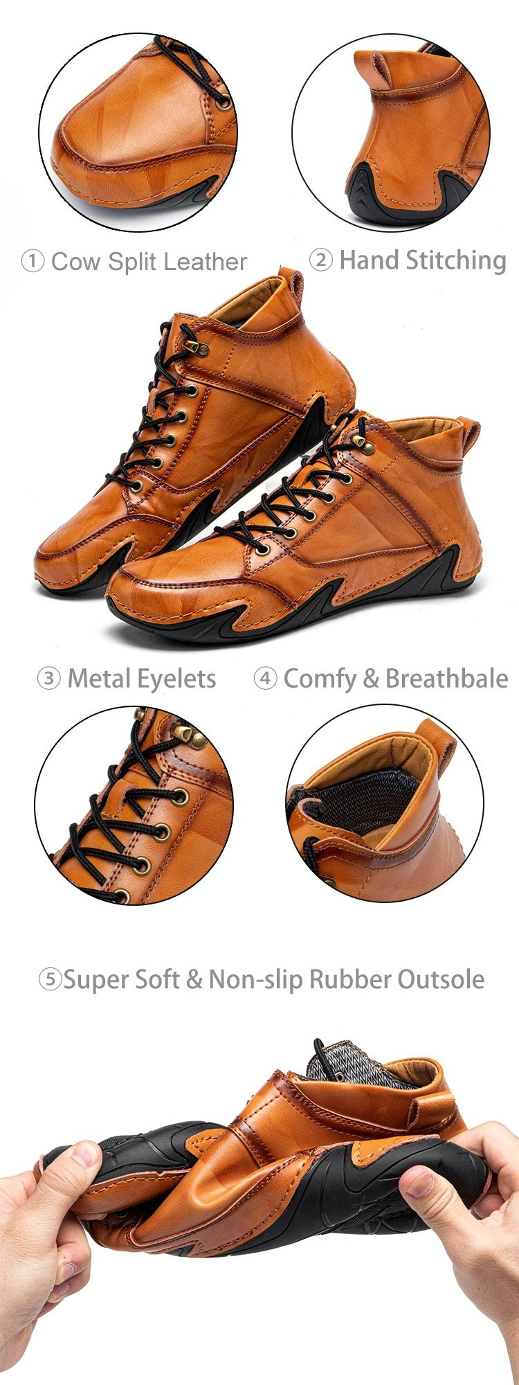 Men's Casual Soft Sole Leather Shoes