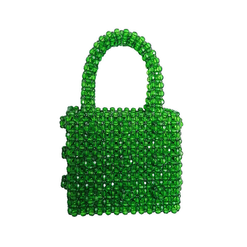 Sac d'été tissé à la main avec perles