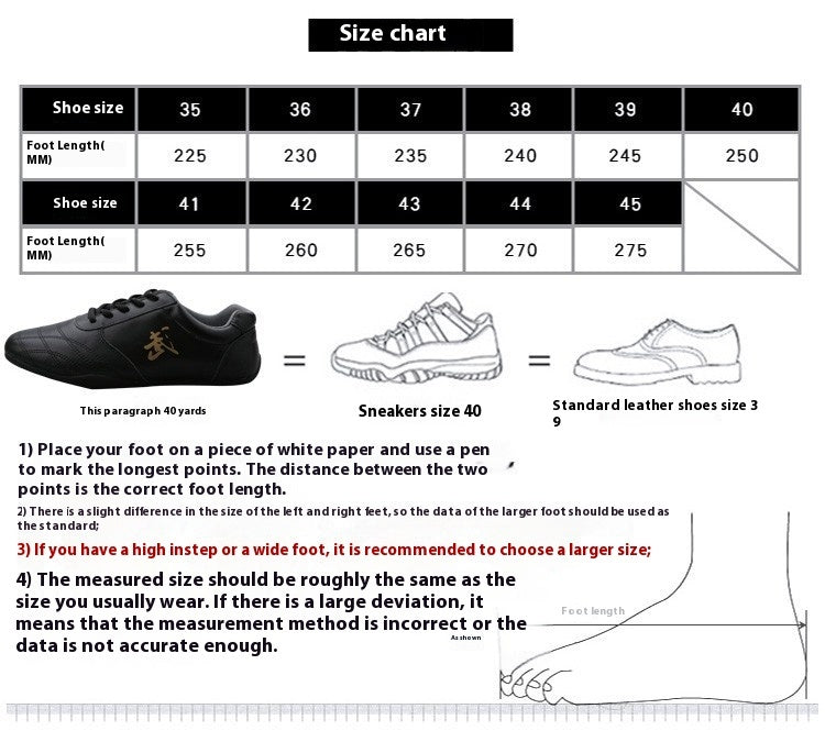 Chaussures d'entraînement professionnelles en cuir véritable pour hommes Chaussures d'arts martiaux Tai Chi