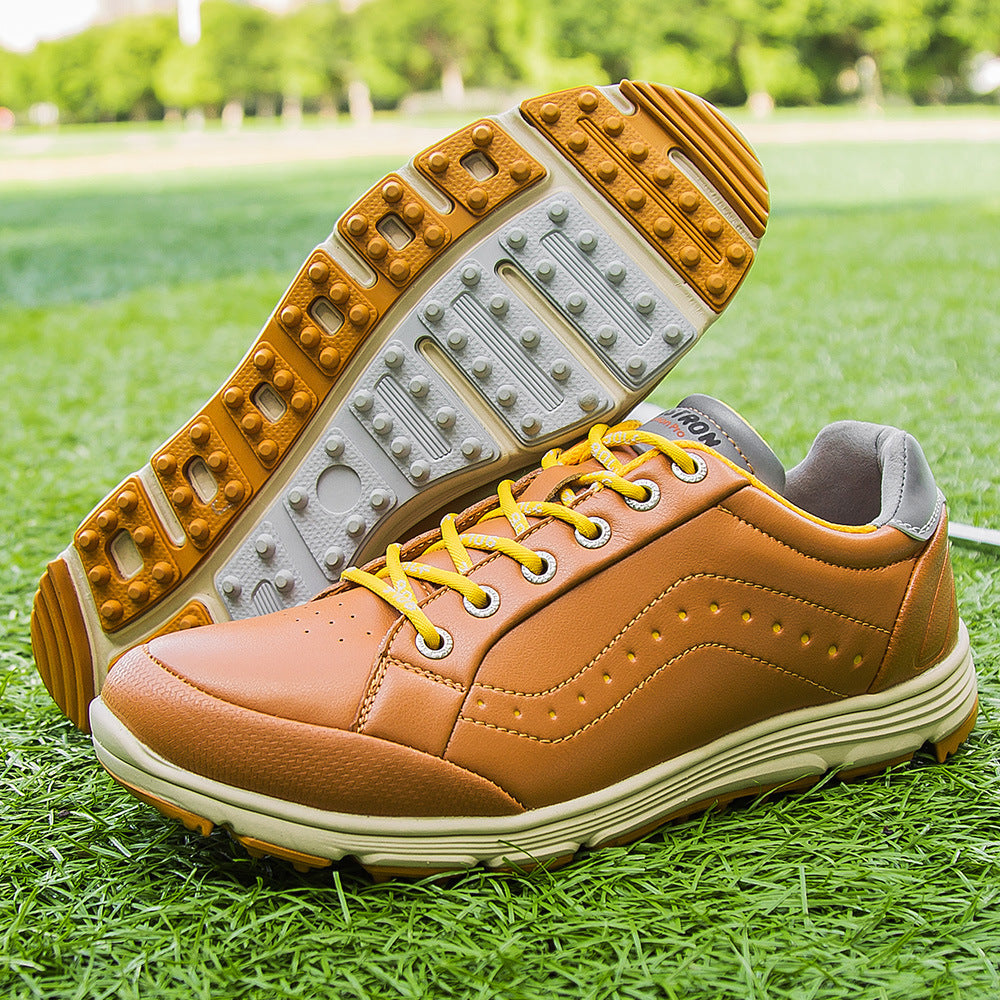 Chaussure de golf tendance sans clous pour hommes