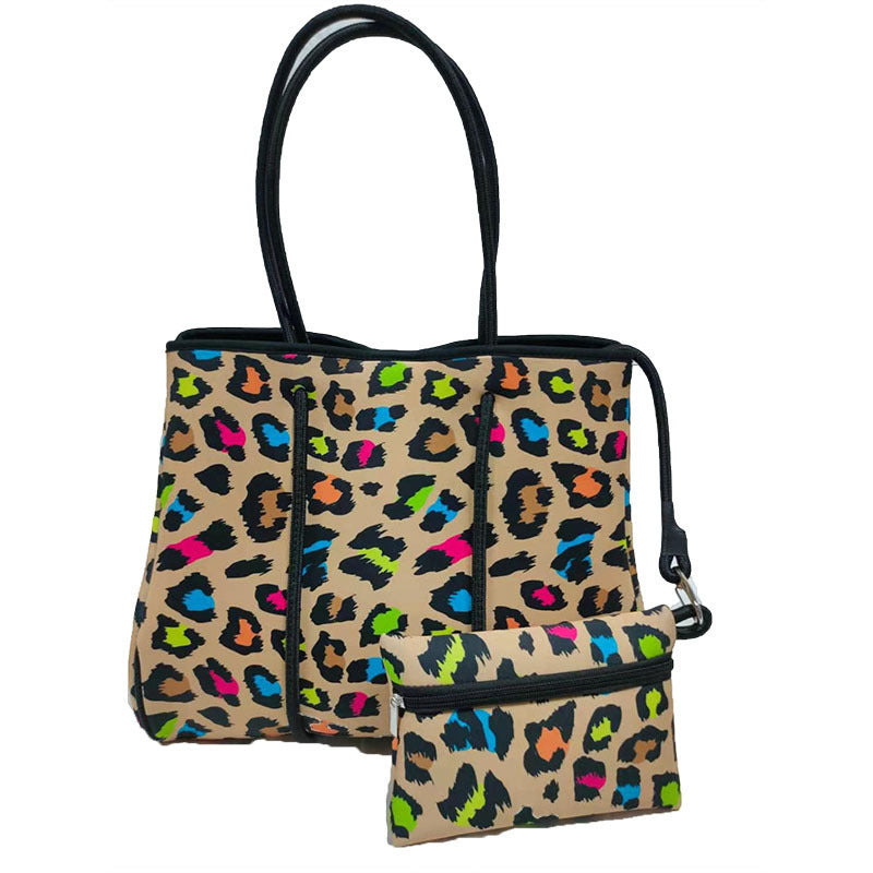 Women's Large Capacity Printed Travel Shoulder Bag