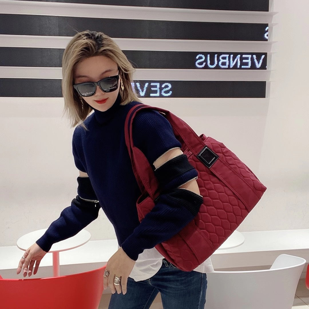 Portable Oxford Bringetot Bag Korean One Shoulder