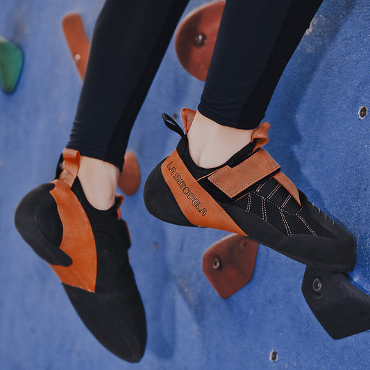 Zapatos de entrenamiento para escalada en roca, de agarre fuerte, ligeros y competitivos para hombres