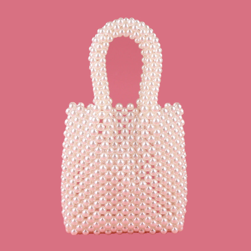 Sac à main pour femme en perles tissées à la main