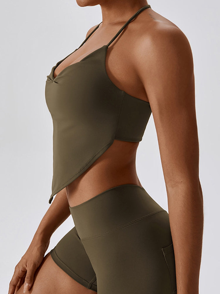 Yoga Halter Neck Tank Top