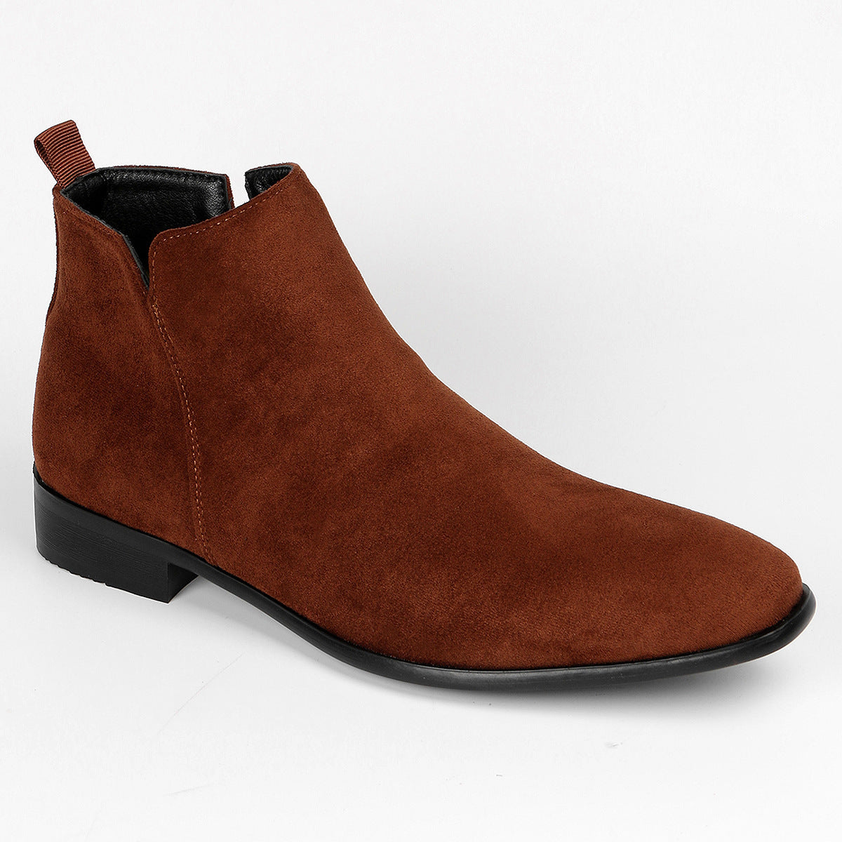 Fashion Men's Square Toe Ankle Boots