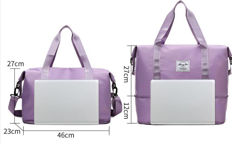 Fashionable And Simple Oxford Cloth Luggage Bag