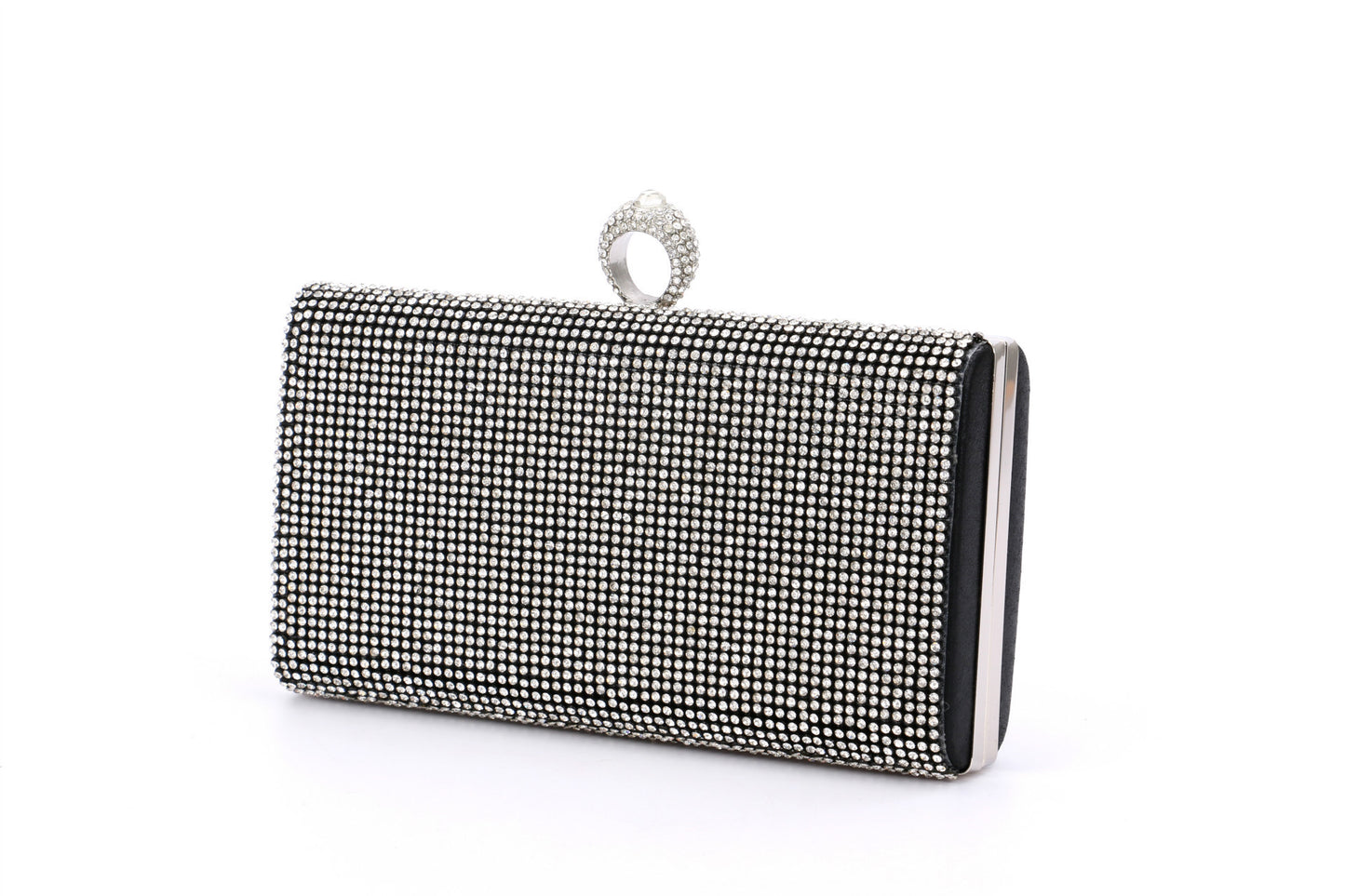 Bolso de mano Lady Spot con incrustaciones de diamantes