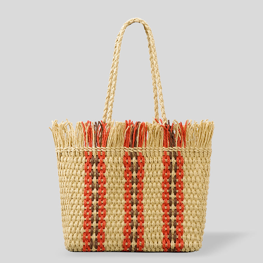 Handwoven Large Capacity Beach Tote Bag