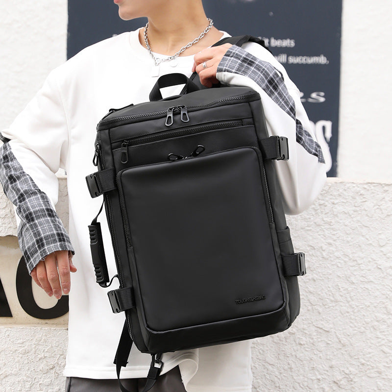 Business Casual Zipper Laptop Backpack Nylon