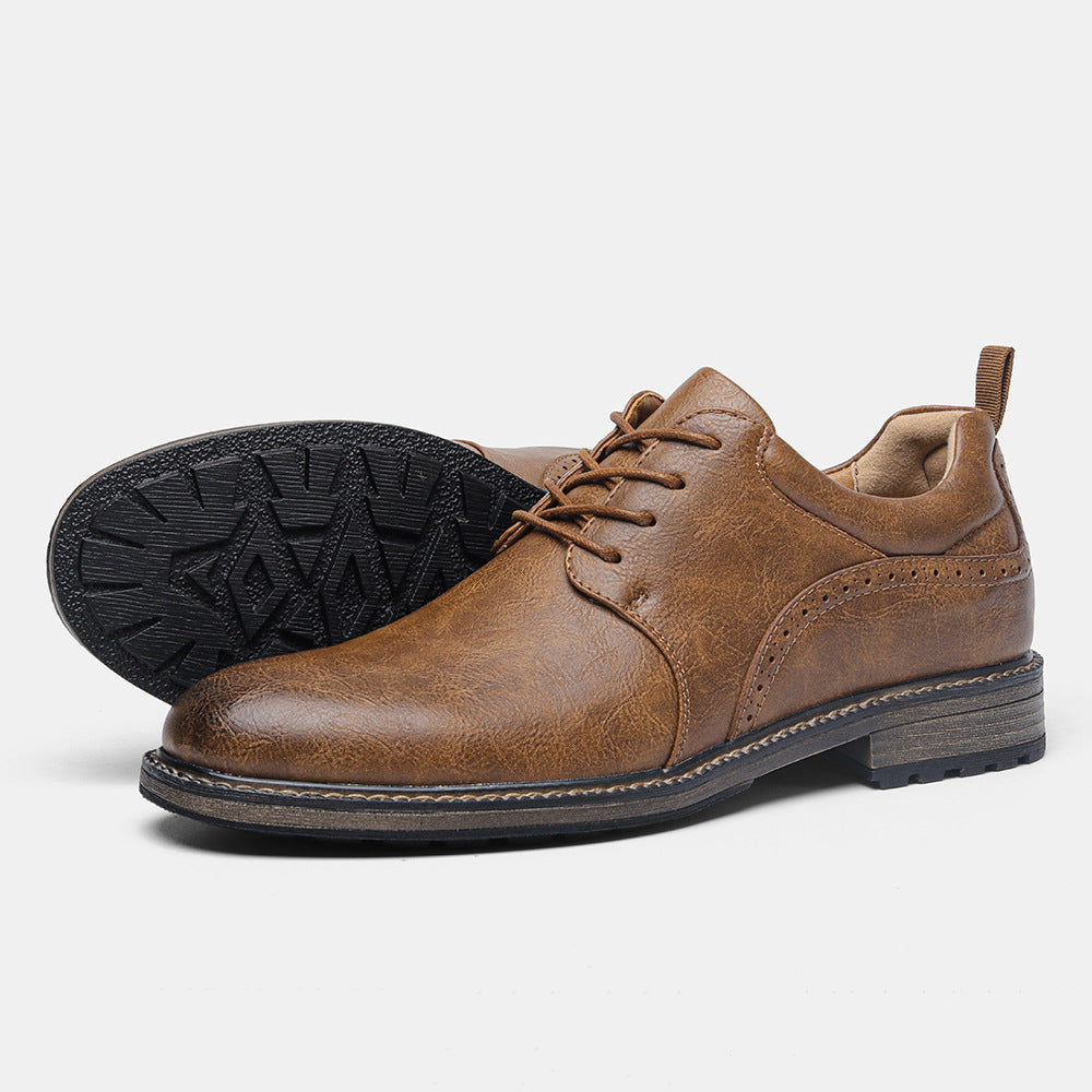 Men's Casual Comfortable And Minimalist Leather Shoes