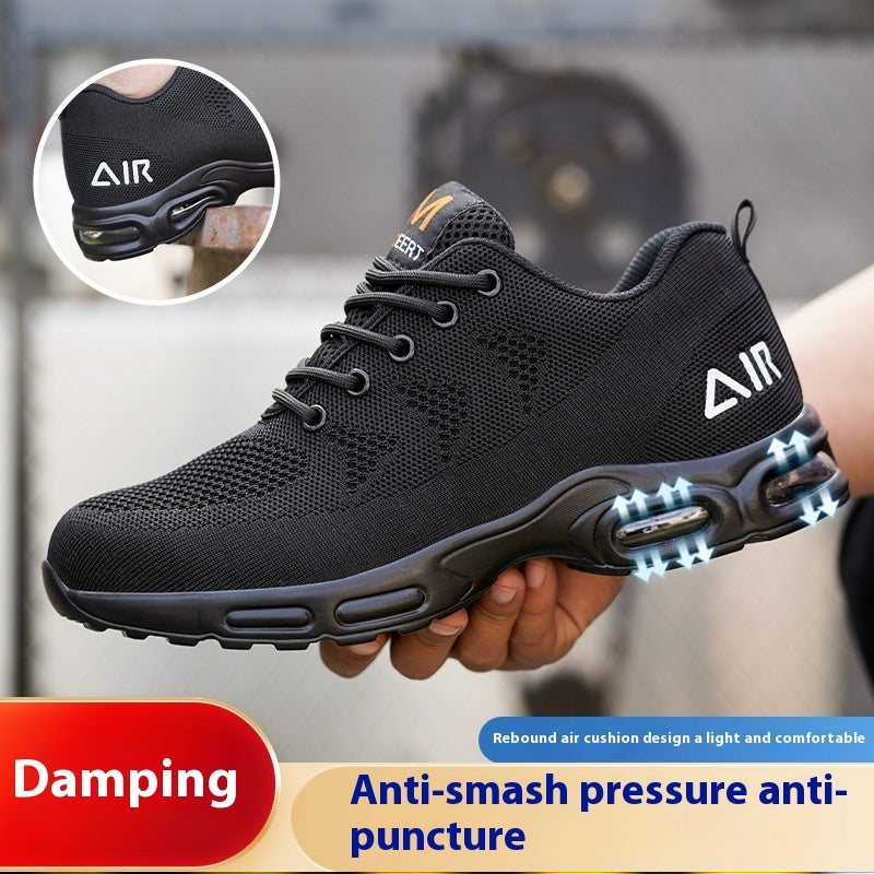 Anti-smashing And Anti-penetration Four Seasons Soft Breathable Work Shoes