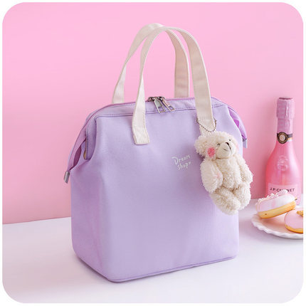 Tote Bag With Rice Pocket Thermal Insulation Breakfast Bag