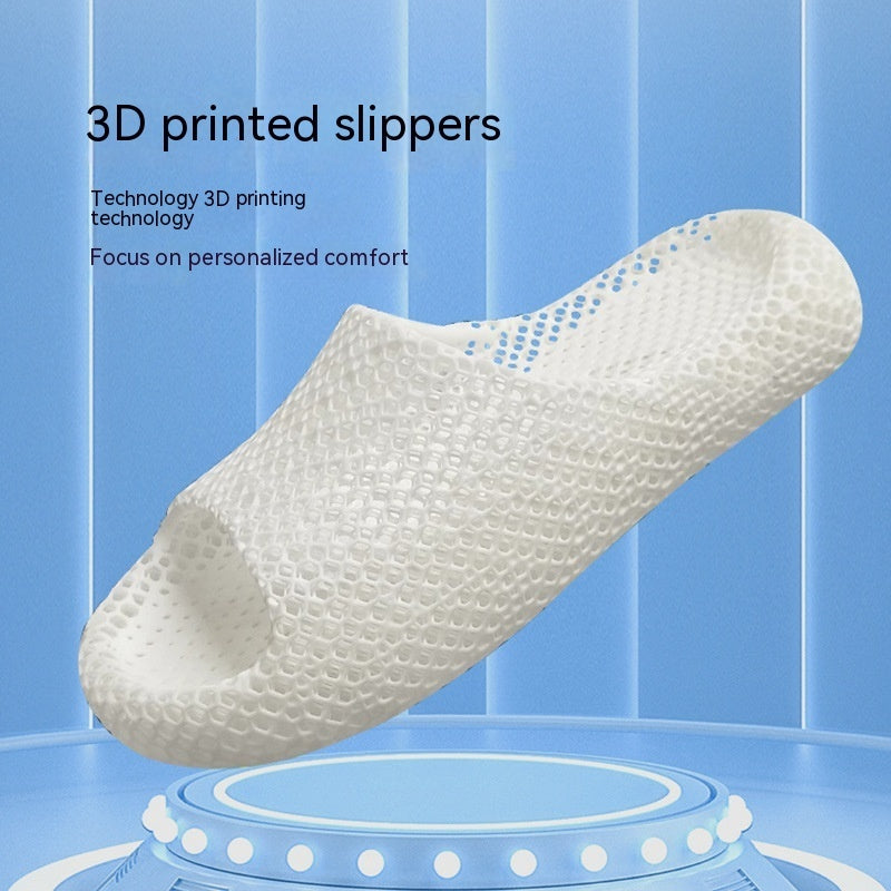 Chaussons imprimés en 3D pour hommes et femmes