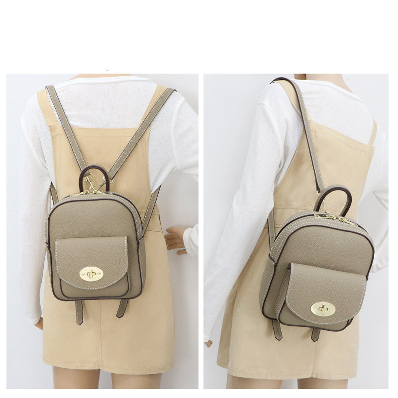 Women's Genuine Leather Handmade Fashion Backpack