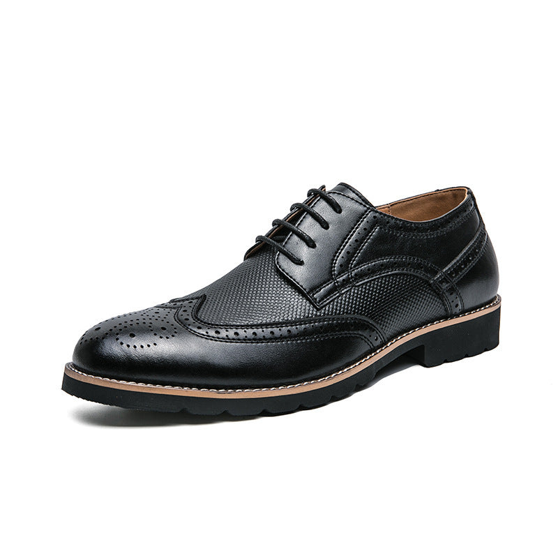 Zapatos formales de negocios, zapatos de cuero para hombres