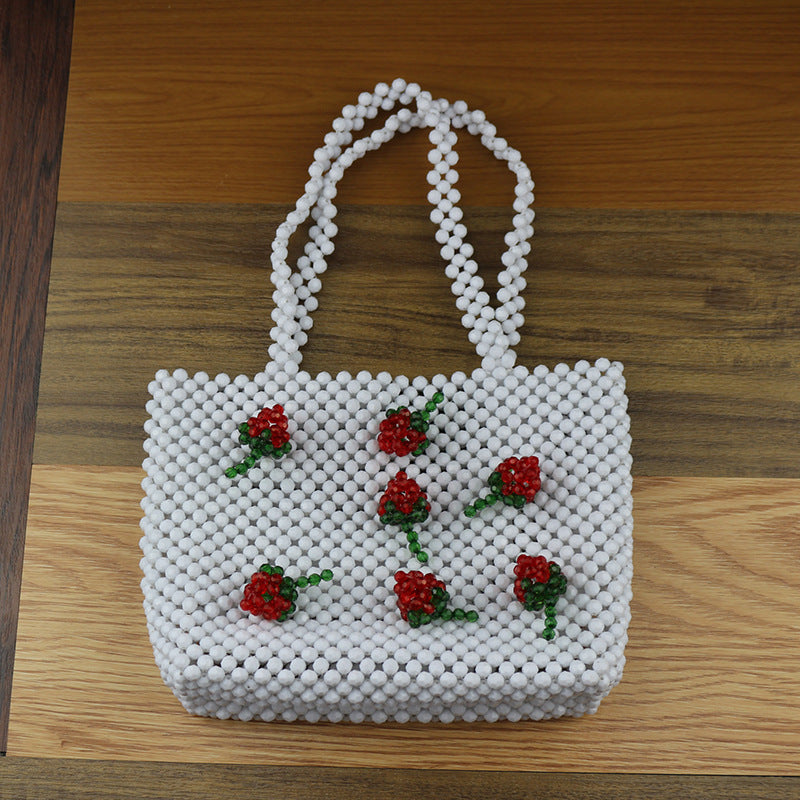 Woven Beaded Bag With Various Pattern Puzzles