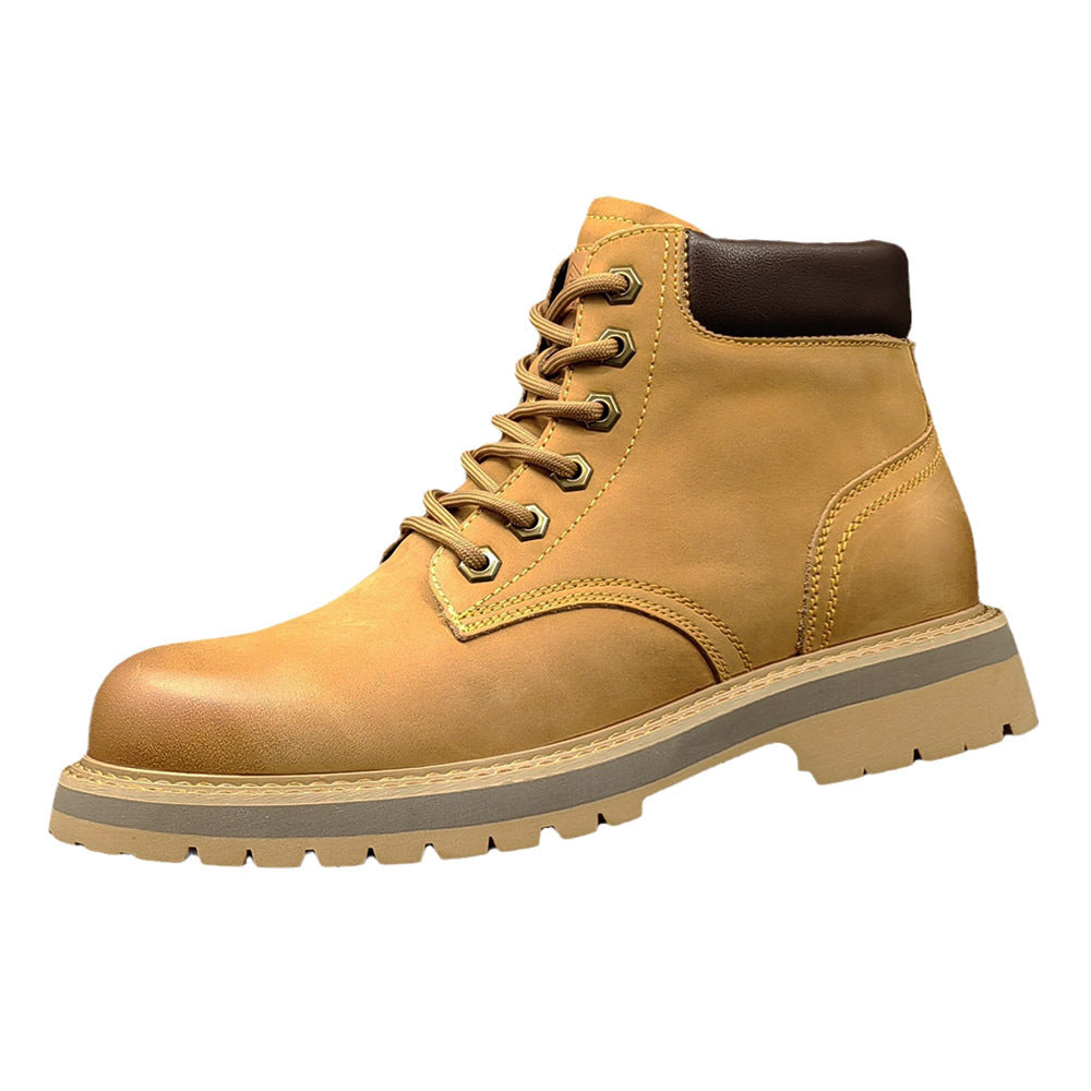 Botas de cuero casuales de hombre