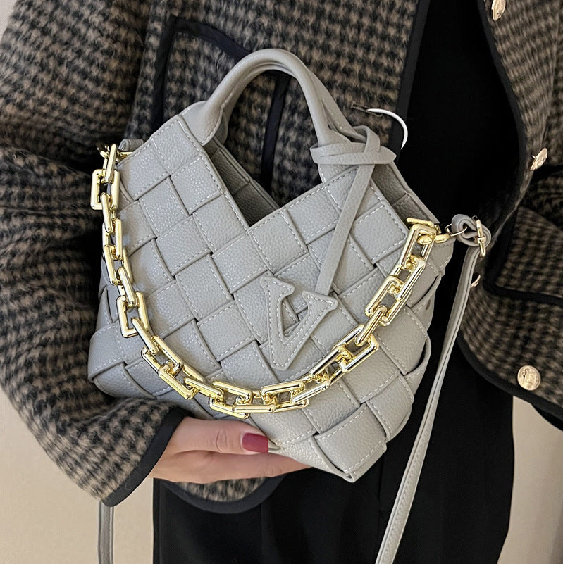 Fashion Handbag Woven Small Bag Female