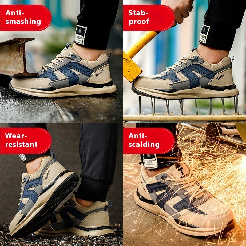 Zapatos de seguridad transpirables de verano para hombres