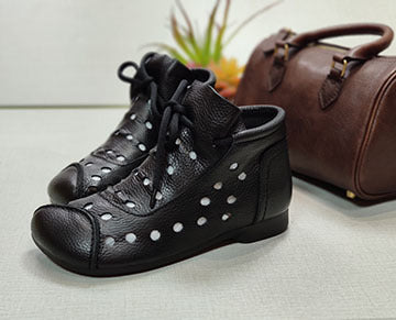 Versatile Casual Retro Women's Cool Boots With Soft Soles And Soft Surface Holes