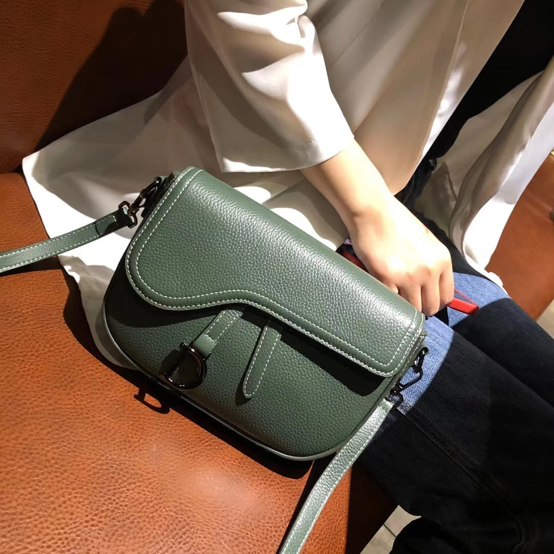 Korean Women's Leather Shoulder Bag Messenger Bag