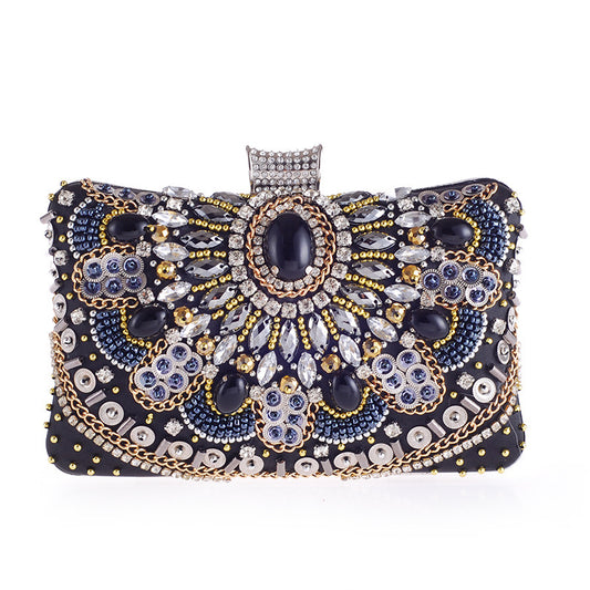 Hand-Made Beaded Clutches For Women'S Handbags In Europe And America