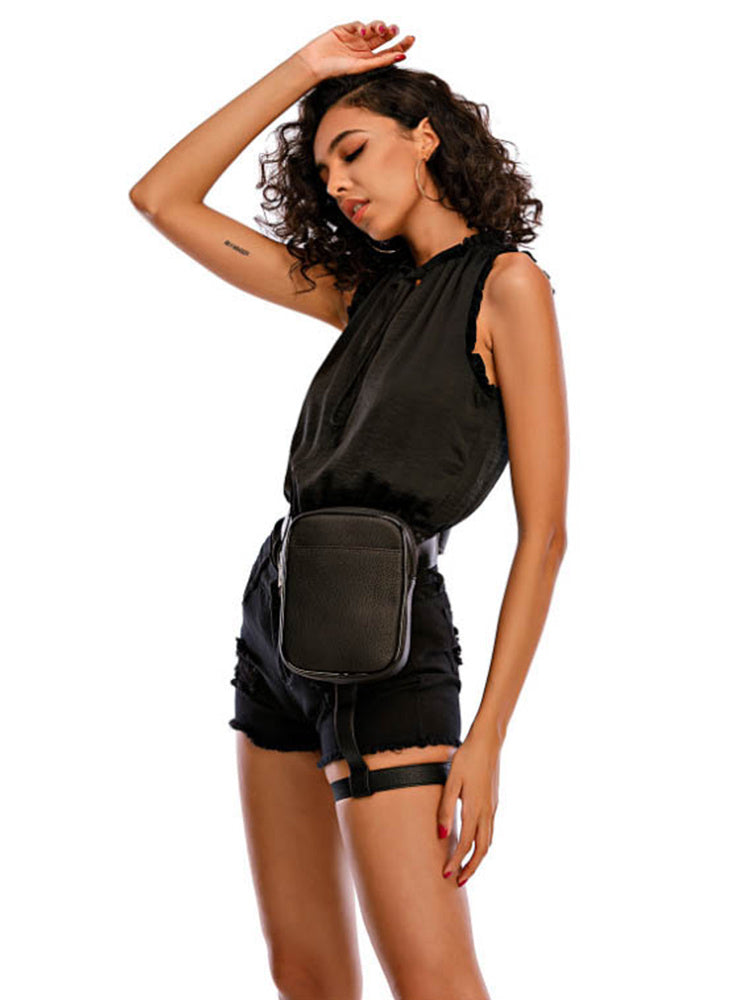 Sac de taille et de jambe en PU pour le sport et le fitness