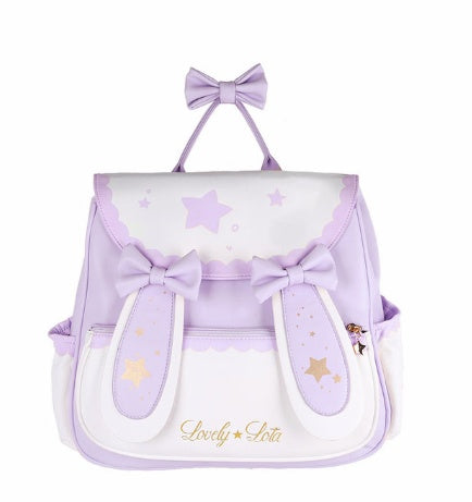 Sac à dos en cuir d'agneau pour uniforme JK Xingyue Rabbit