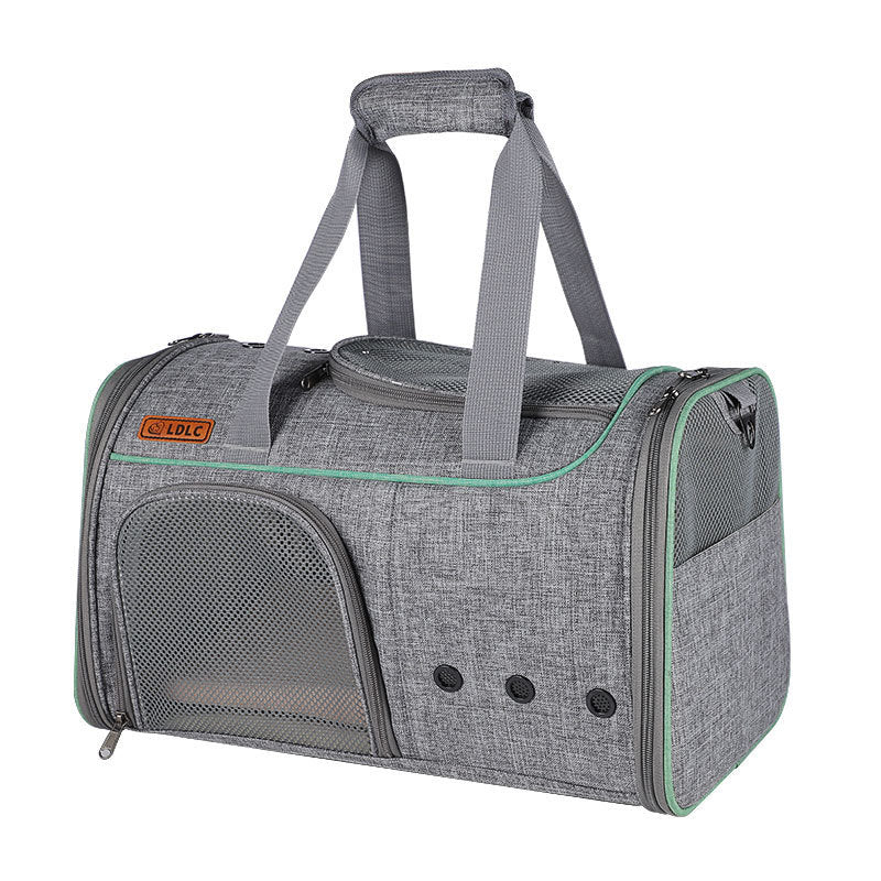 Sac à main portable en tissu Oxford cationique pour animaux de compagnie