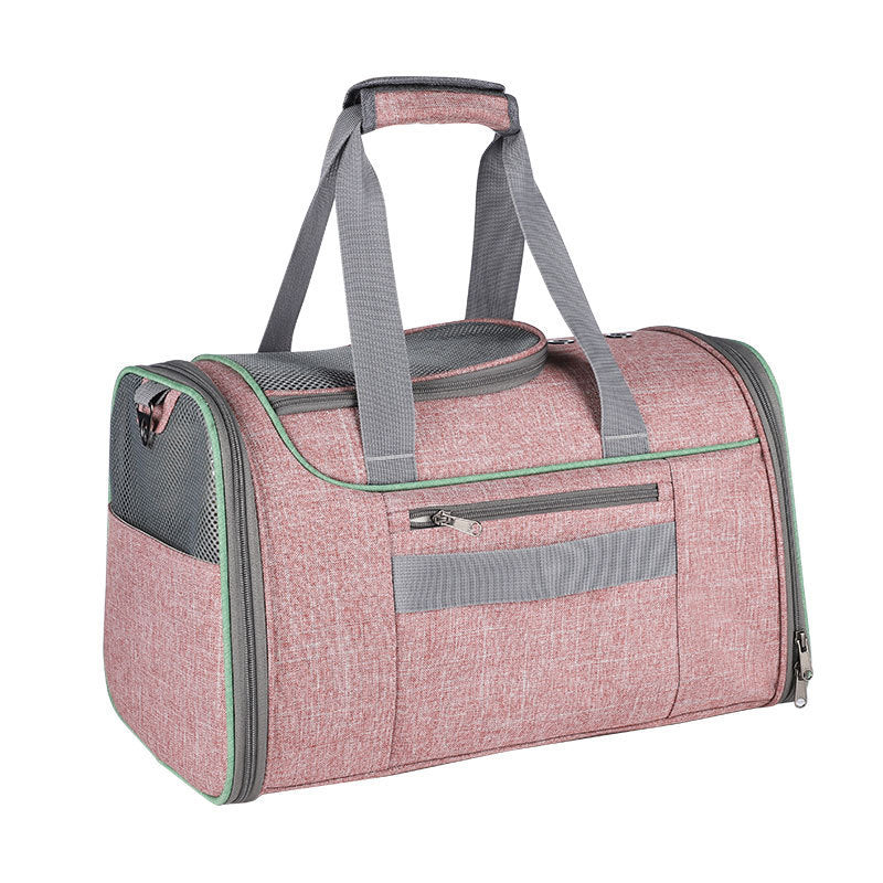 Sac à main portable en tissu Oxford cationique pour animaux de compagnie