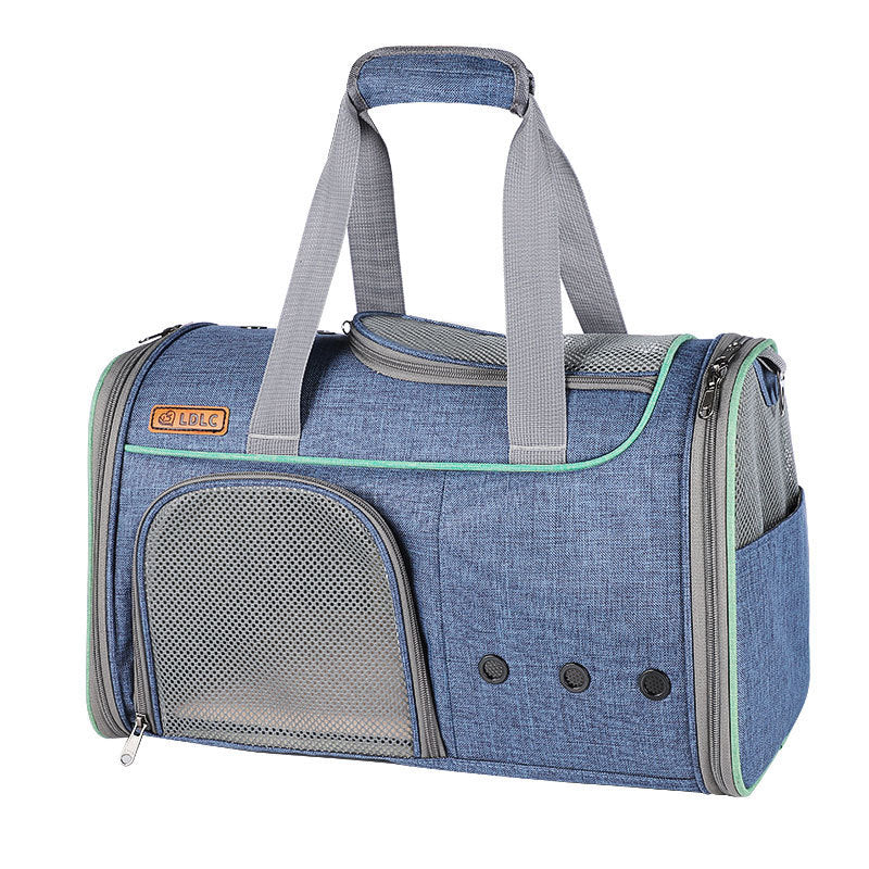 Sac à main portable en tissu Oxford cationique pour animaux de compagnie