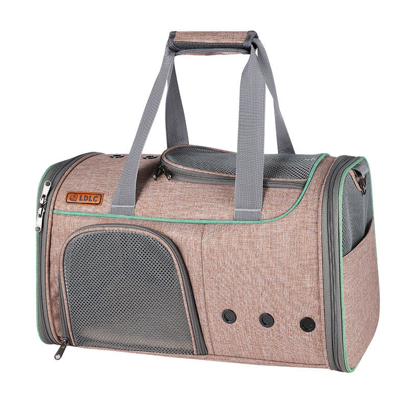 Sac à main portable en tissu Oxford cationique pour animaux de compagnie