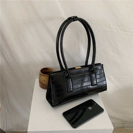 Clip Bag Single Shoulder Armpit Bag Temperament Texture Female Bag