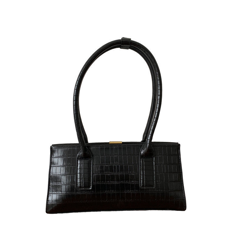 Clip Bag Single Shoulder Armpit Bag Temperament Texture Female Bag