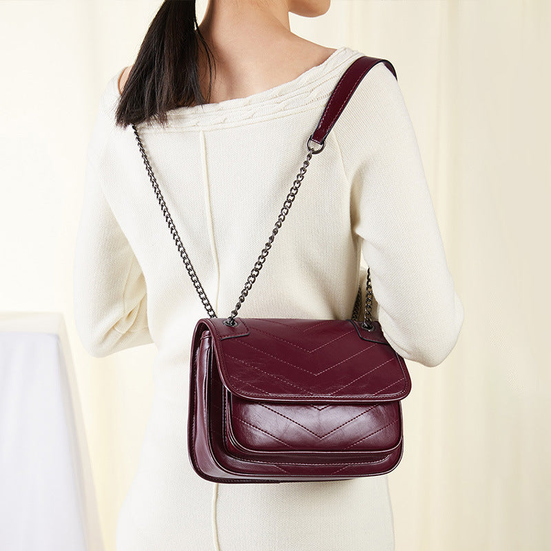 Sac Femme Sac Cuir de Vachette Sac Bandoulière Femme