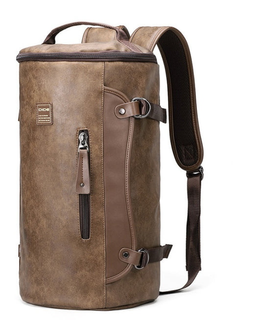 Sac à dos tendance pour homme, sac seau de grande capacité, sac de voyage pour loisirs