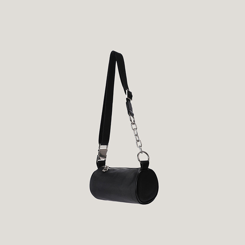 Bolso bandolera de banda ancha para mujer, bolso pequeño con cadena, bolso de pecho