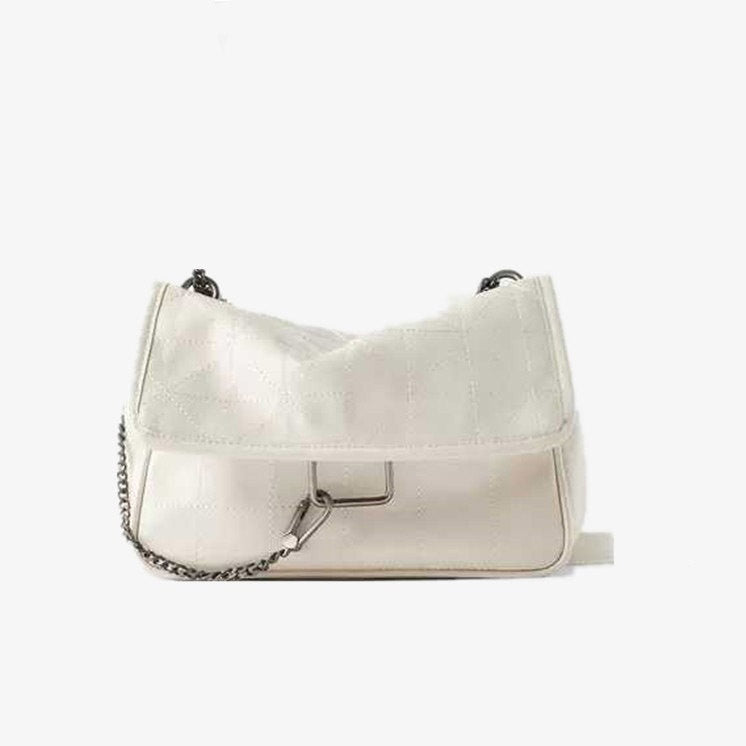 Bolso Stray para mujer, bolso de hombro con cadena negra, bolso tipo mensajero para mujer