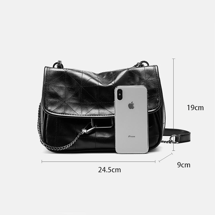 Stray Bag Female Black Chain Shoulder Bag Bag Messenger Female Bag