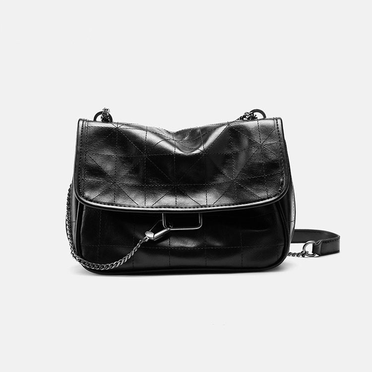 Bolso Stray para mujer, bolso de hombro con cadena negra, bolso tipo mensajero para mujer